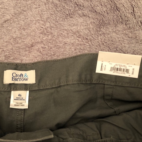 Croft & Barrow side elastic cargo short 46 NWT - Picture 6 of 9
